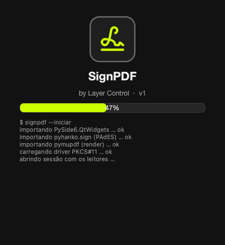 App SignPDF — assinatura de PDF para Linux